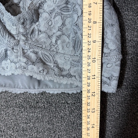 Free People Floral Lace Bralette in Gray, Women’s Small - Picture 2 of 5